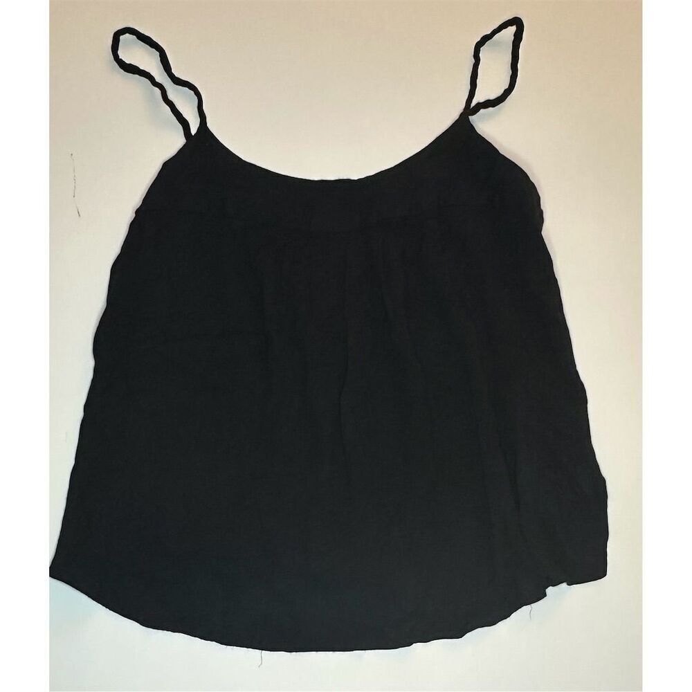 GAP Women's Black Braided-Strap Cami Top Size L Summer Casual *Clearance*